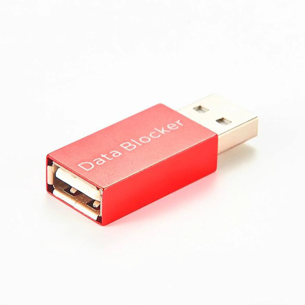 Elecbee USB Data Blocker Metal Shell Type-A2.0 Male To Type-A2.0 Female Adapter